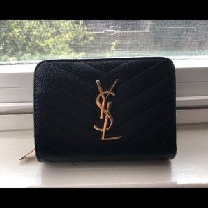 Yves Saint Laurent authentic leather wallet